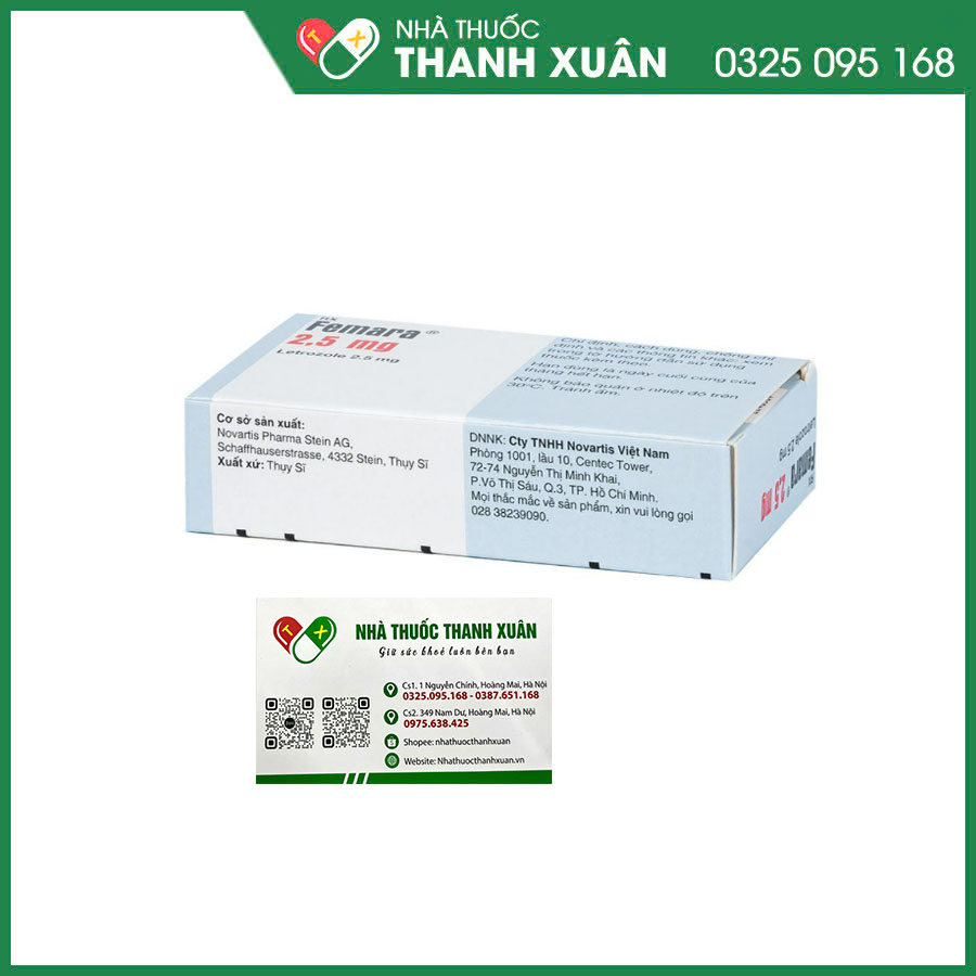 Femara thuốc dùng hỗ trợ điều trị ung thư vú